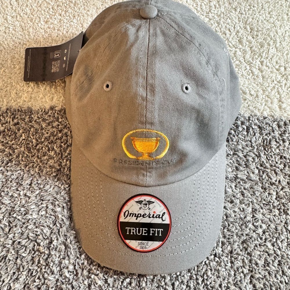 Imperial Hat Adults Unisex Gray 2024 Presidents Cup‎ Stratus Adjustable Cap